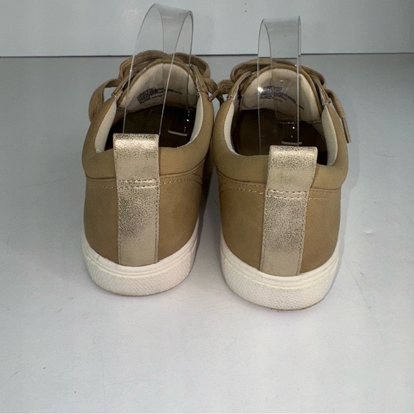 Nordstrom Rack Norah Lace Up Women's Tan Gold Sneakers - Picture 8 of 13